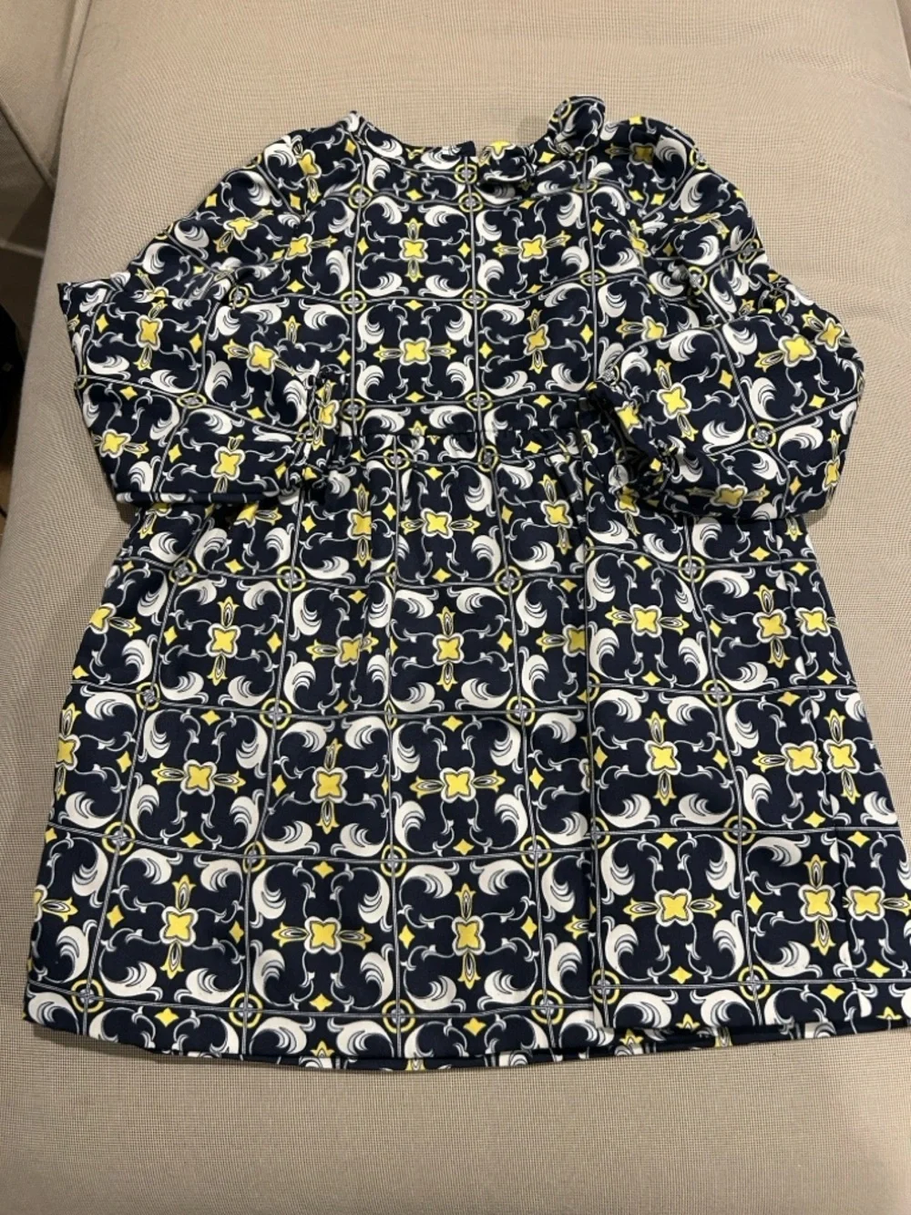 Janie and Jack Medallion Scarf Print Dress Resort Collection
